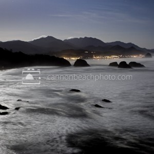 Night at Ecola State Park