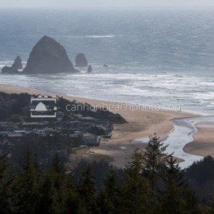 View Down on Cannon Beach