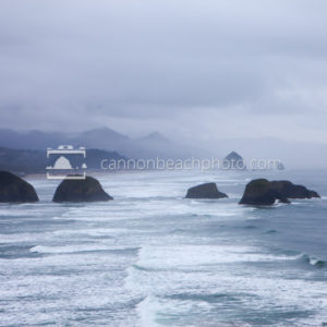 Ecola Point Mid Stormy Morning