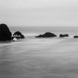 Black and White Evening Tide