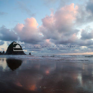 April Storm Clouds at Sunset, Cannon Beach