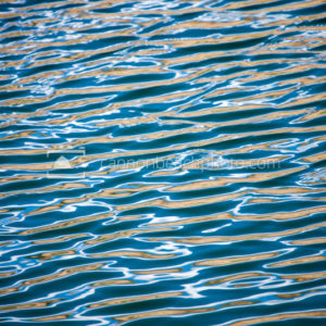 Water Reflections Green Yellow and Blue