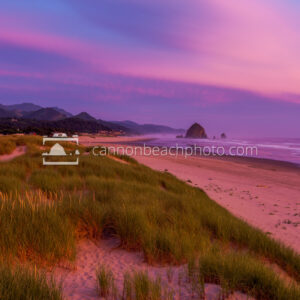 Purple Skies at Sunset, Cannon Beach