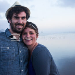Couple Smiling in Cannon Beach 1