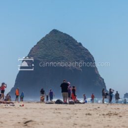 Busy Summer Day in Cannon Beach