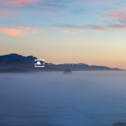 Foggy Evening View from Ecola State Park