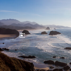 Sunny New Years View at Ecola State Park