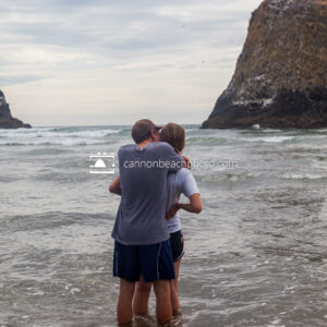 Romantic Couple at Crescent Beach