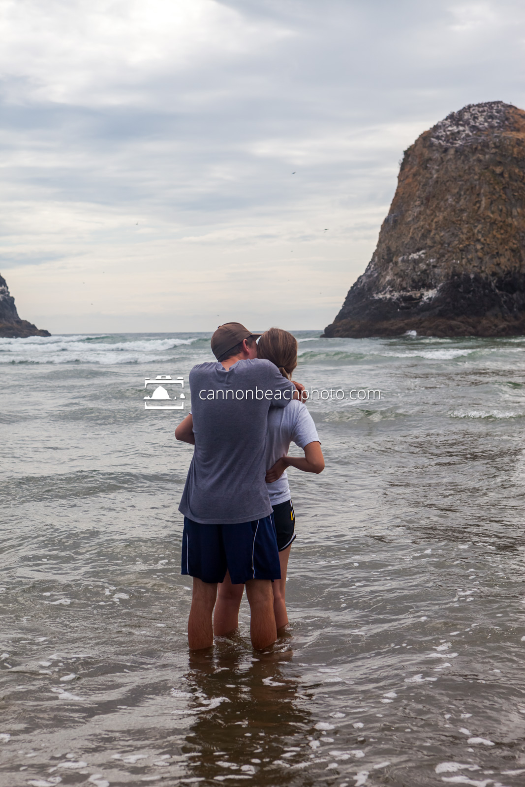 Romantic Couple at Cresent Beach